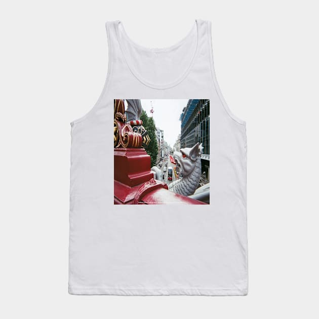 Holborn Viaduct Knight and Griffin London England Tank Top by Fussell Films